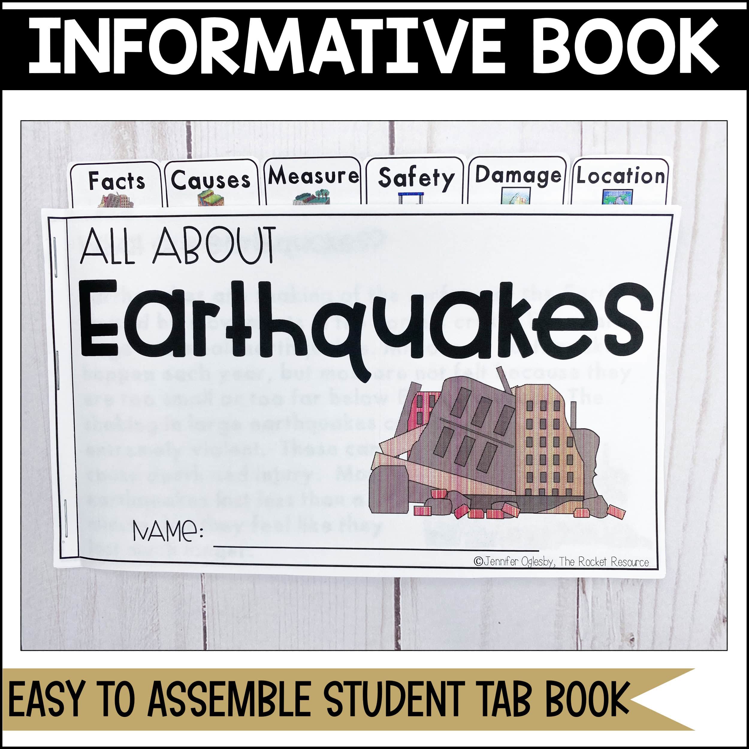 Earthquake Graphic Organizer
